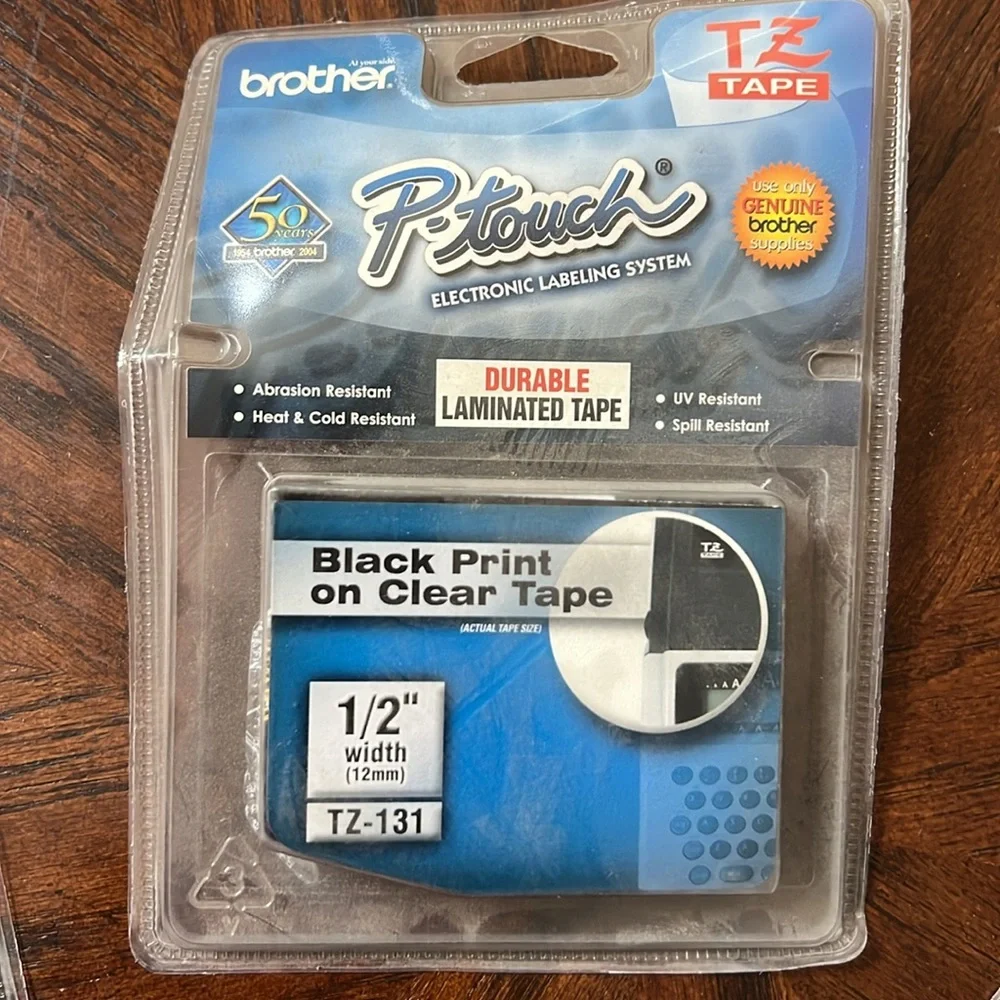 Brother P-Touch TZ Tape Lot of 3